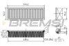 Luftfilter BREMSI FA1234
