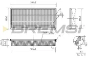 Luftfilter BREMSI FA1239