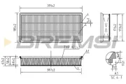 Luftfilter BREMSI FA1240