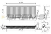 Luftfilter BREMSI FA1242