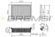 Luftfilter BREMSI FA1243