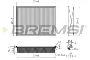 Luftfilter BREMSI FA1246