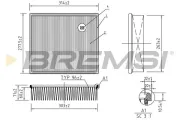 Luftfilter BREMSI FA1252