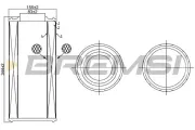 Luftfilter BREMSI FA1255