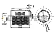 Luftfilter BREMSI FA1260