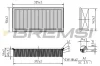 Luftfilter BREMSI FA1264