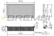 Luftfilter BREMSI FA1264