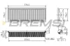 Luftfilter BREMSI FA1265