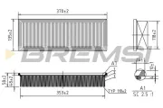 Luftfilter BREMSI FA1265