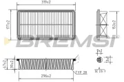 Luftfilter BREMSI FA1267
