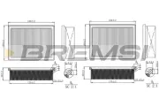 Luftfilter BREMSI FA1270