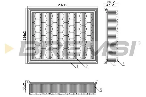 Luftfilter BREMSI FA1274