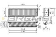 Luftfilter BREMSI FA1277