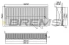 Luftfilter BREMSI FA1280