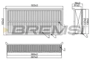 Luftfilter BREMSI FA1280