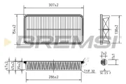 Luftfilter BREMSI FA1351