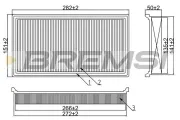 Luftfilter BREMSI FA1355