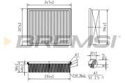 Luftfilter BREMSI FA1360