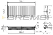Luftfilter BREMSI FA1362