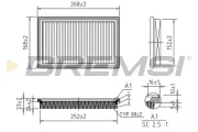 Luftfilter BREMSI FA1363