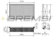 Luftfilter BREMSI FA1365