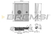 Luftfilter BREMSI FA1368