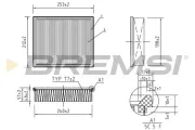 Luftfilter BREMSI FA1373