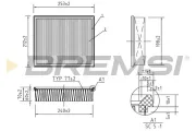 Luftfilter BREMSI FA1381