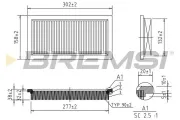 Luftfilter BREMSI FA1382