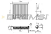 Luftfilter BREMSI FA1384