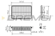 Luftfilter BREMSI FA1406