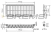 Luftfilter BREMSI FA1408