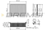 Luftfilter BREMSI FA1571