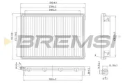 Luftfilter BREMSI FA1589