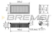 Luftfilter BREMSI FA1594