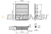 Luftfilter BREMSI FA1604