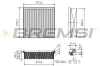 Luftfilter BREMSI FA1629