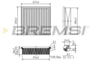 Luftfilter BREMSI FA1629