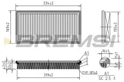Luftfilter BREMSI FA1678