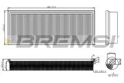 Luftfilter BREMSI FA2109