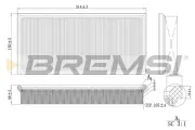 Luftfilter BREMSI FA2134