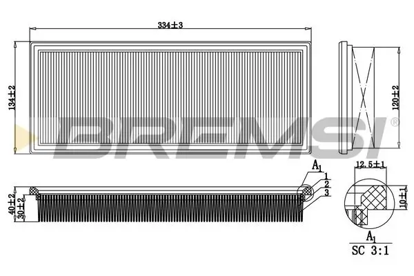 Luftfilter BREMSI FA2192