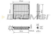Luftfilter BREMSI FA2238