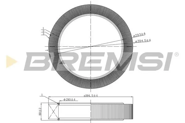 Luftfilter BREMSI FA2258