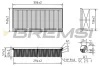 Luftfilter BREMSI FA2316