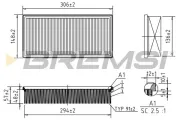 Luftfilter BREMSI FA2316