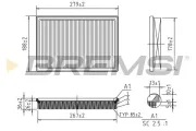 Luftfilter BREMSI FA2324