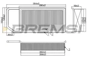 Luftfilter BREMSI FA2329