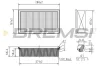 Luftfilter BREMSI FA2345