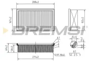 Luftfilter BREMSI FA2345